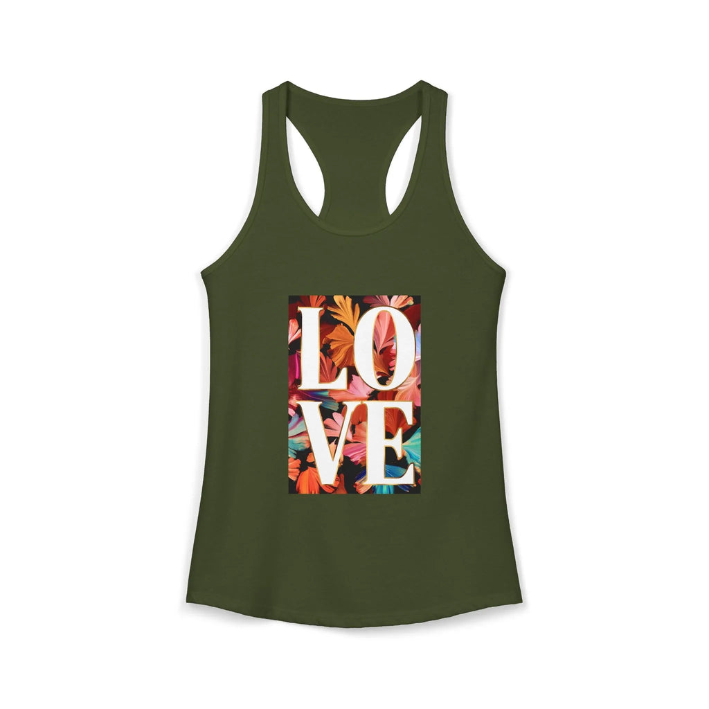 Women's Ideal Racerback Tank - 250 USA Celebration