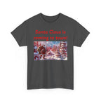 Festive Santa Tee, Unisex Christmas Shirt, Holiday Gift for Him/Her, Fun Santa Claus T-Shirt, Winter Wear, Family Gathering Apparel - 250 USA Celebration