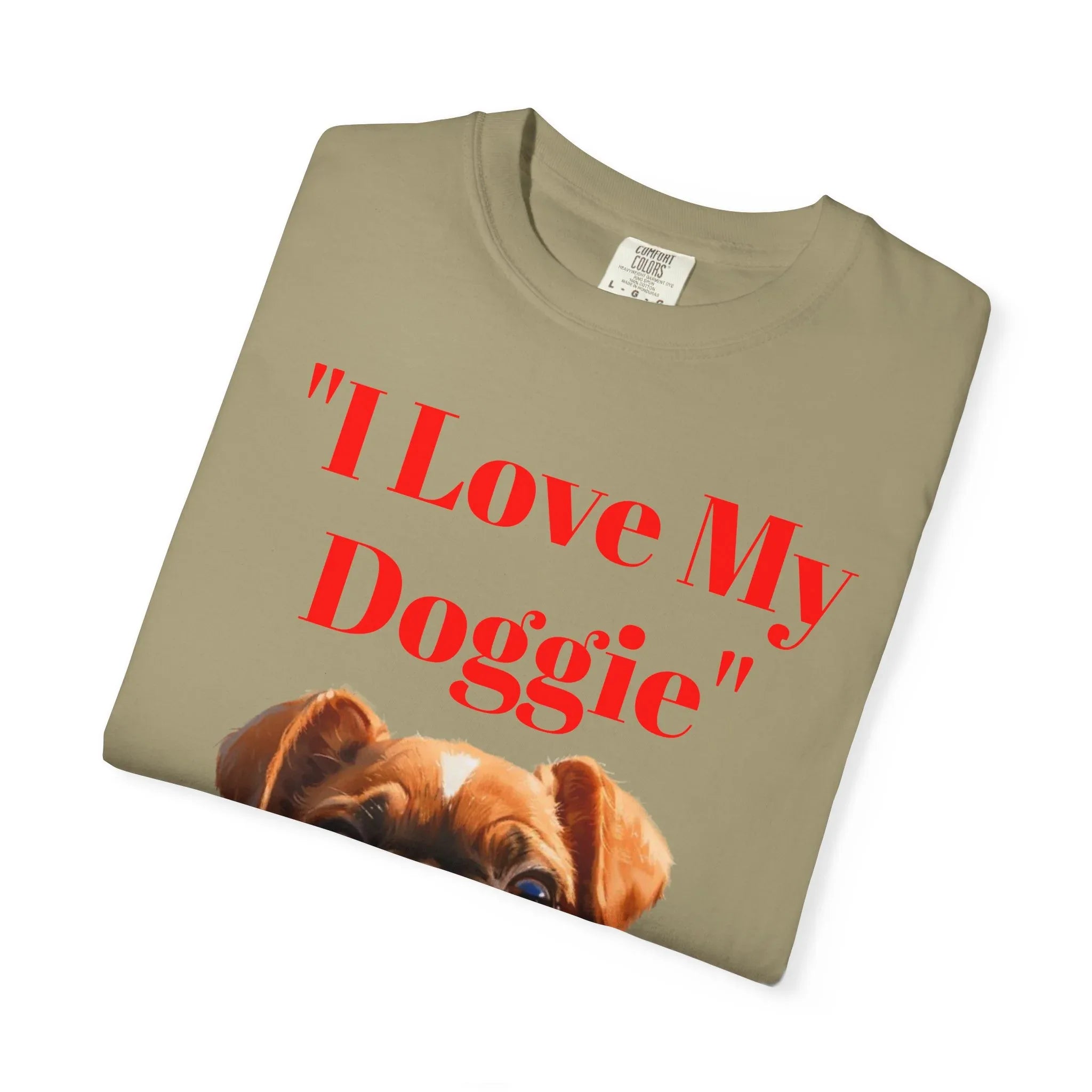 Cute French Bulldog Puppy Holding Red Heart T-shirt | Dog Lover Cartoon - 250 USA Celebration