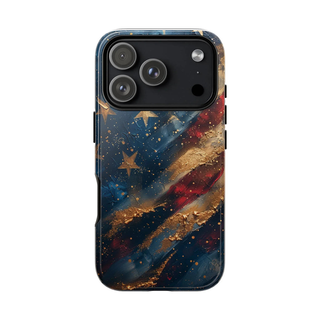 Distressed American Flag phone case | tough cases - 250 USA Celebration