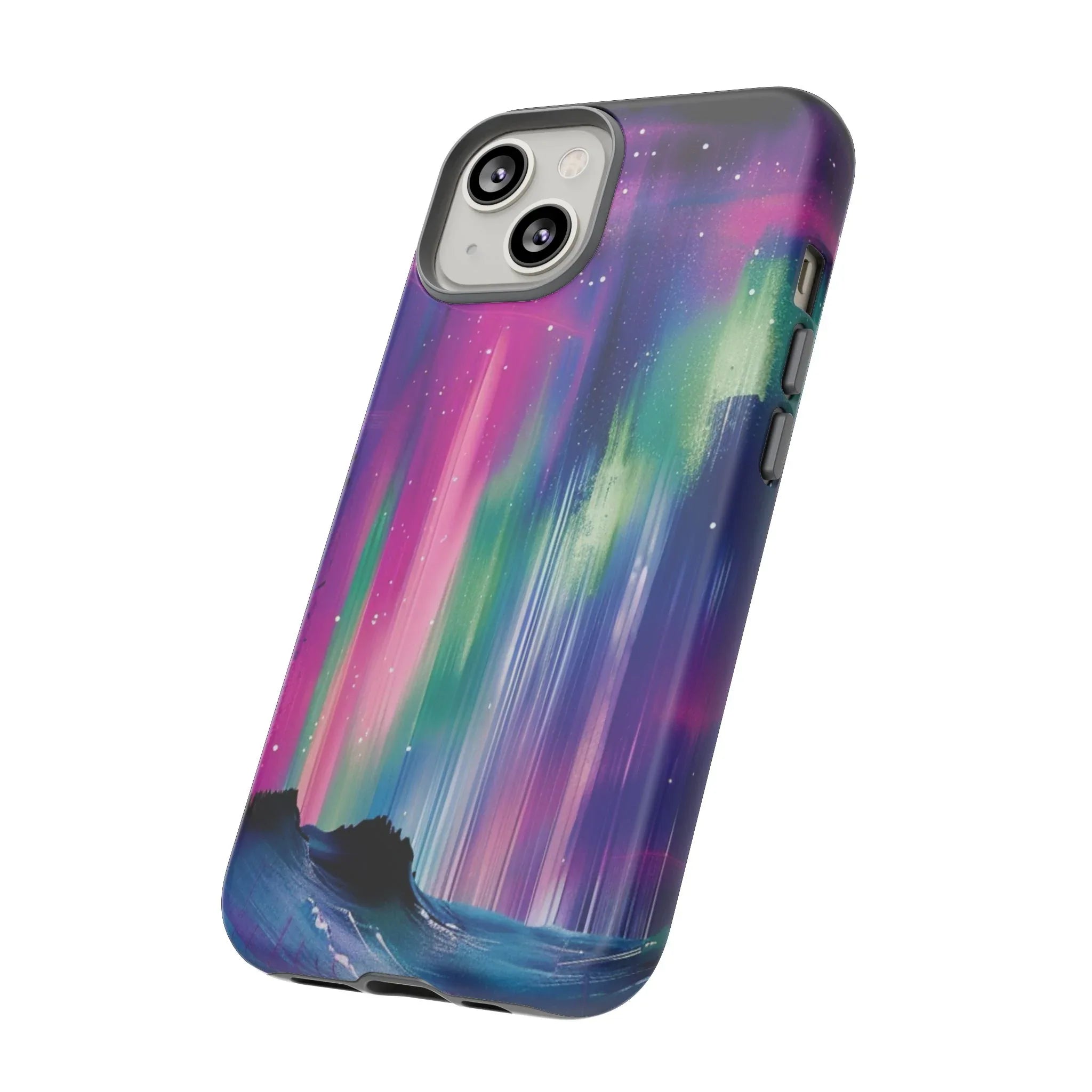 Aurora Borealis Phone Case | Tough iPhone Case, Northern Lights Sky - 250 USA Celebration