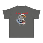 Youth T-Shirt — "All American Kid" Bald Eagle Flag Design
