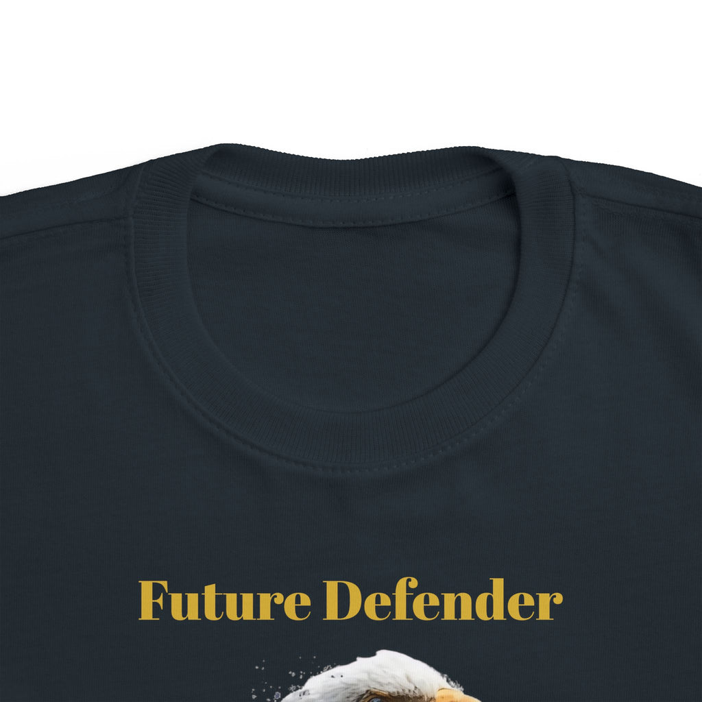 Toddler Tee — "Future Defender" Eagle Kids' Patriotic Shirt
