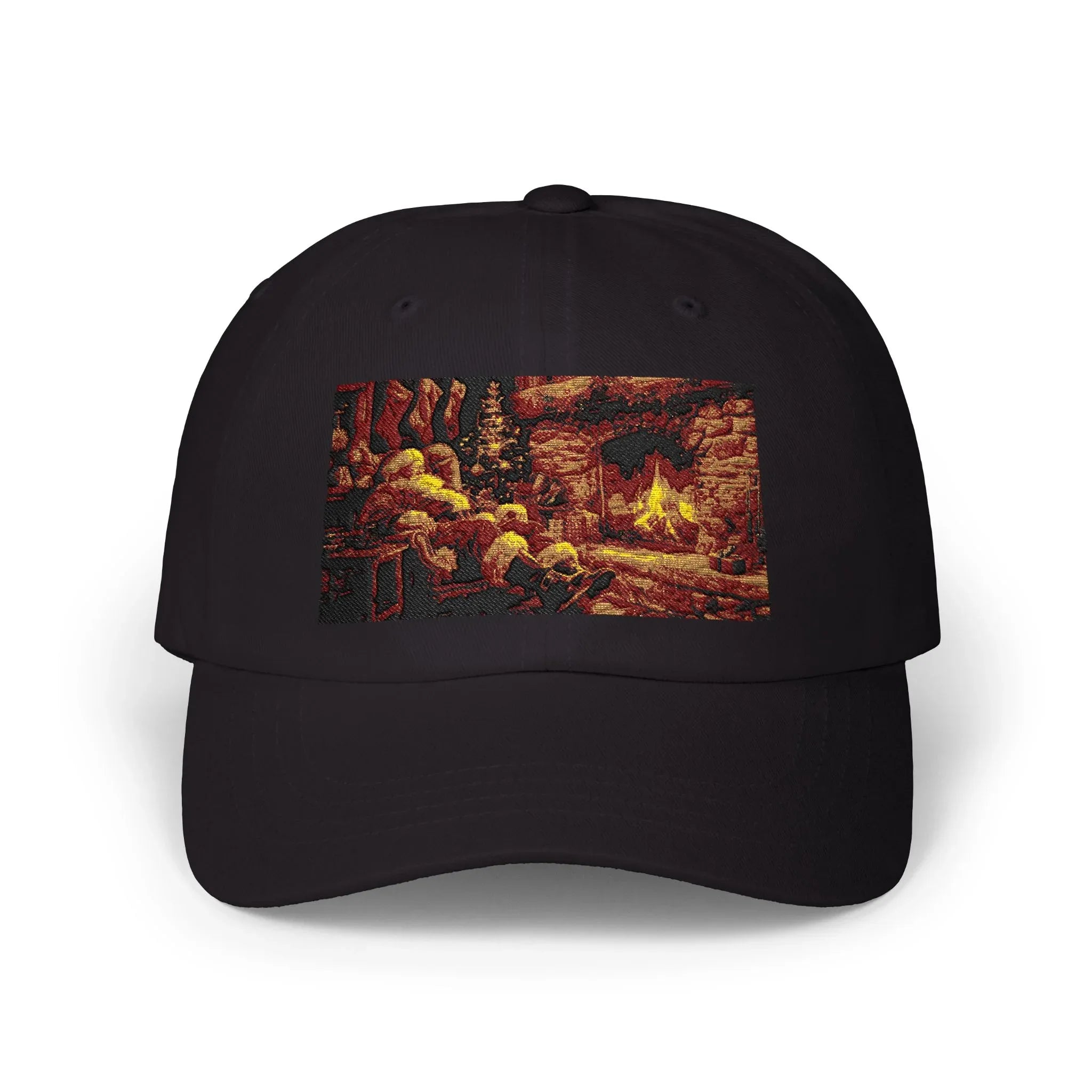 Cap, Santa Claus Christmas Hat, Winter Holiday Baseball Cap, Festive Santa Beanie, Classic Dad Cap - 250 USA Celebration