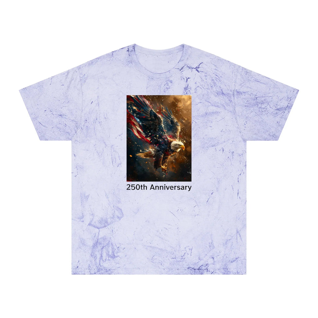 Unisex Color Blast T-Shirt - 250 USA Celebration