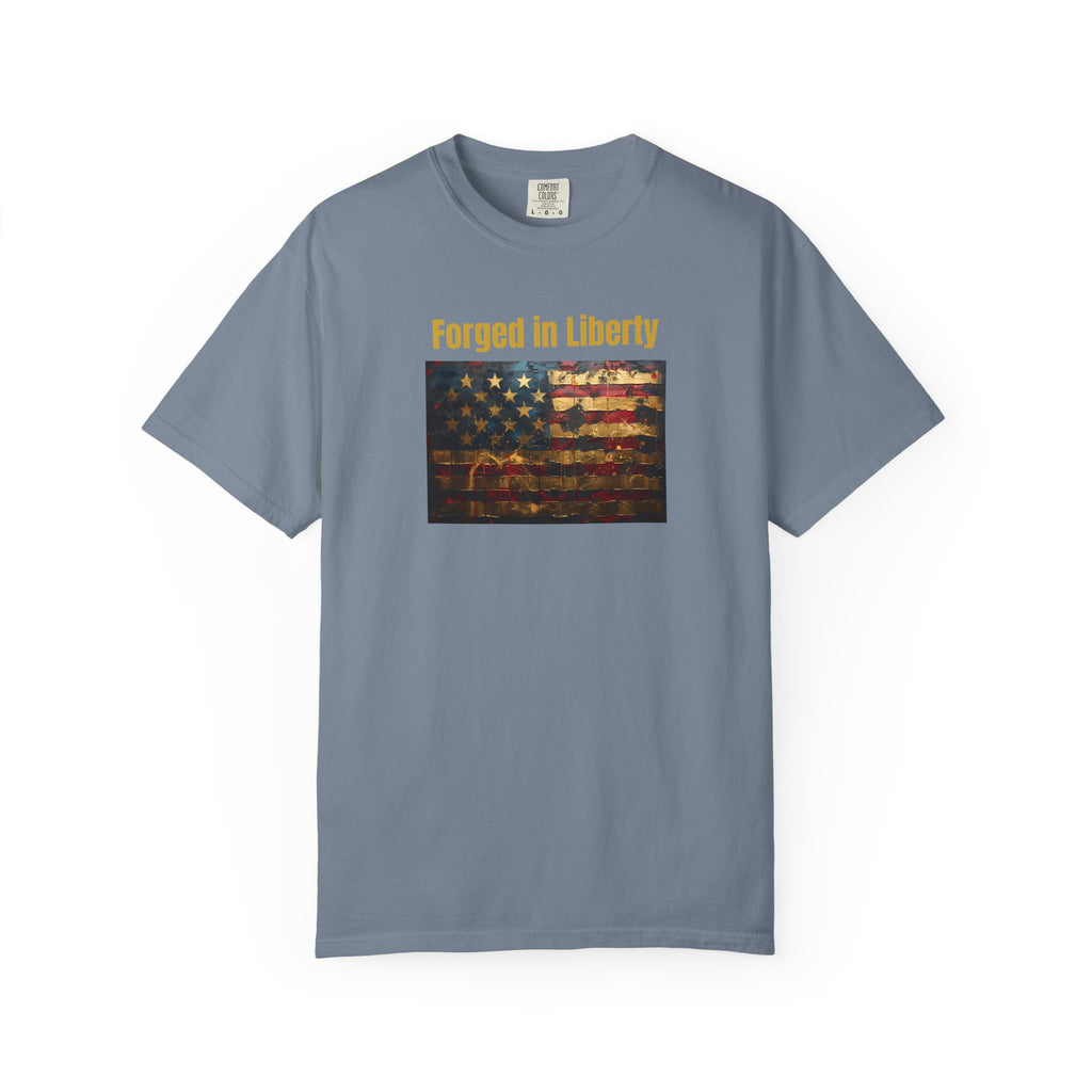 Forged in Liberty American Flag T-Shirt