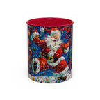 Colorful Mugs (11oz, 15oz) Santa Claus Coffee Cup, Santa Claus Coffee Mug - 250 USA Celebration