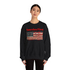 Patriotic American Crewneck Sweatshirt, USA Graphic Tees, Flag T-Shirts, Independence Apparel, Funny Patriotic Shirts, Custom American Tees - 250 USA Celebration