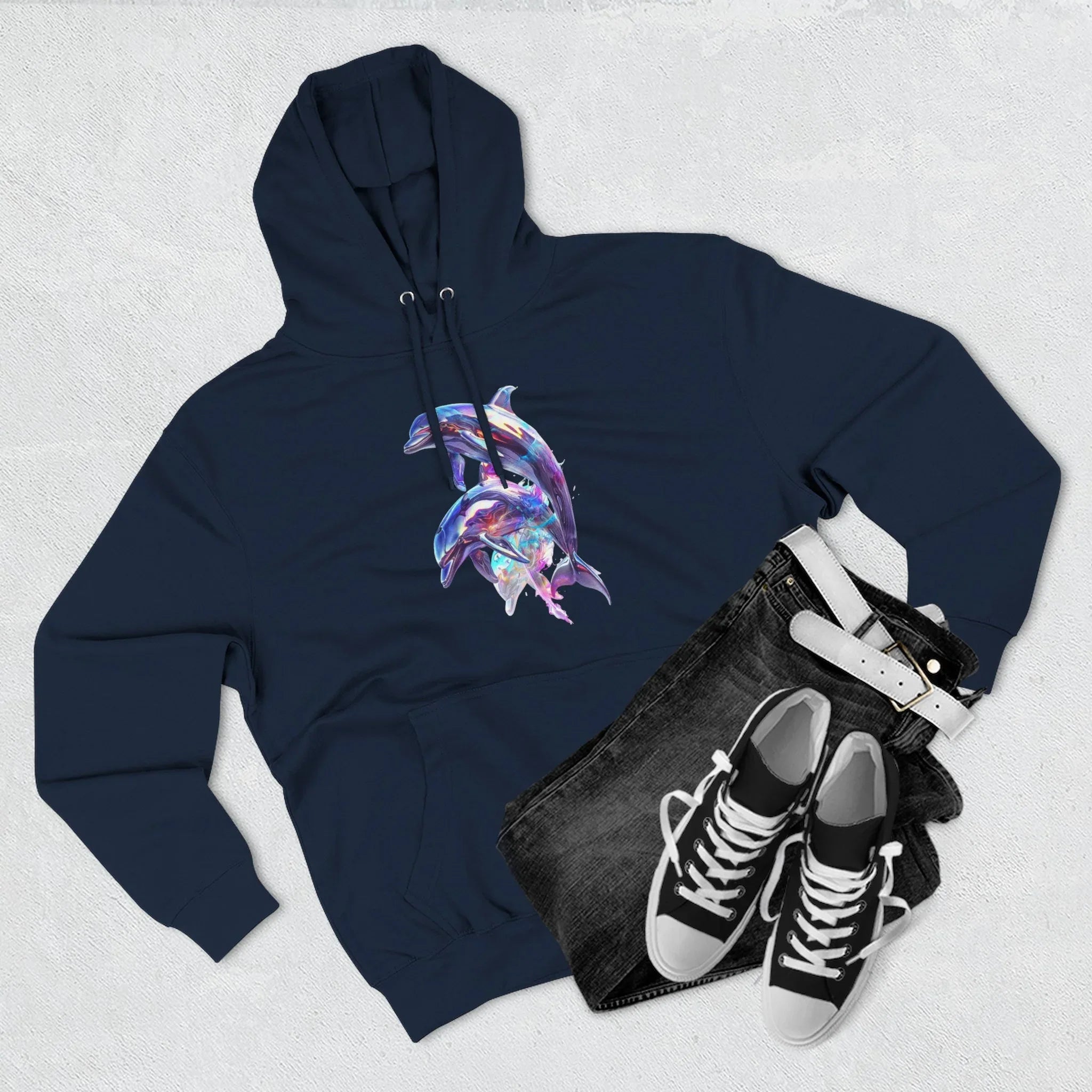 Colorful Peace Sign Floral Skull Hoodie | Psychedelic Peace Skull - 250 USA Celebration