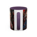 Historical Portrait Accent Mug — Patriotic Vintage-Style Coffee Cup