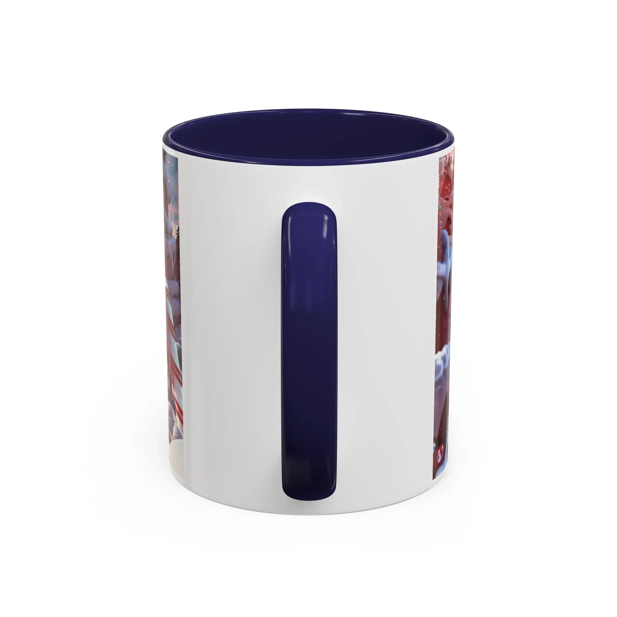 Coffee Mug, Festive Santa in Candy Wonderland, 11oz, 15oz, Tim Burton Style, Whimsical Holiday Cup, Christmas Gift, Hot Cocoa Mug - 250 USA Celebration