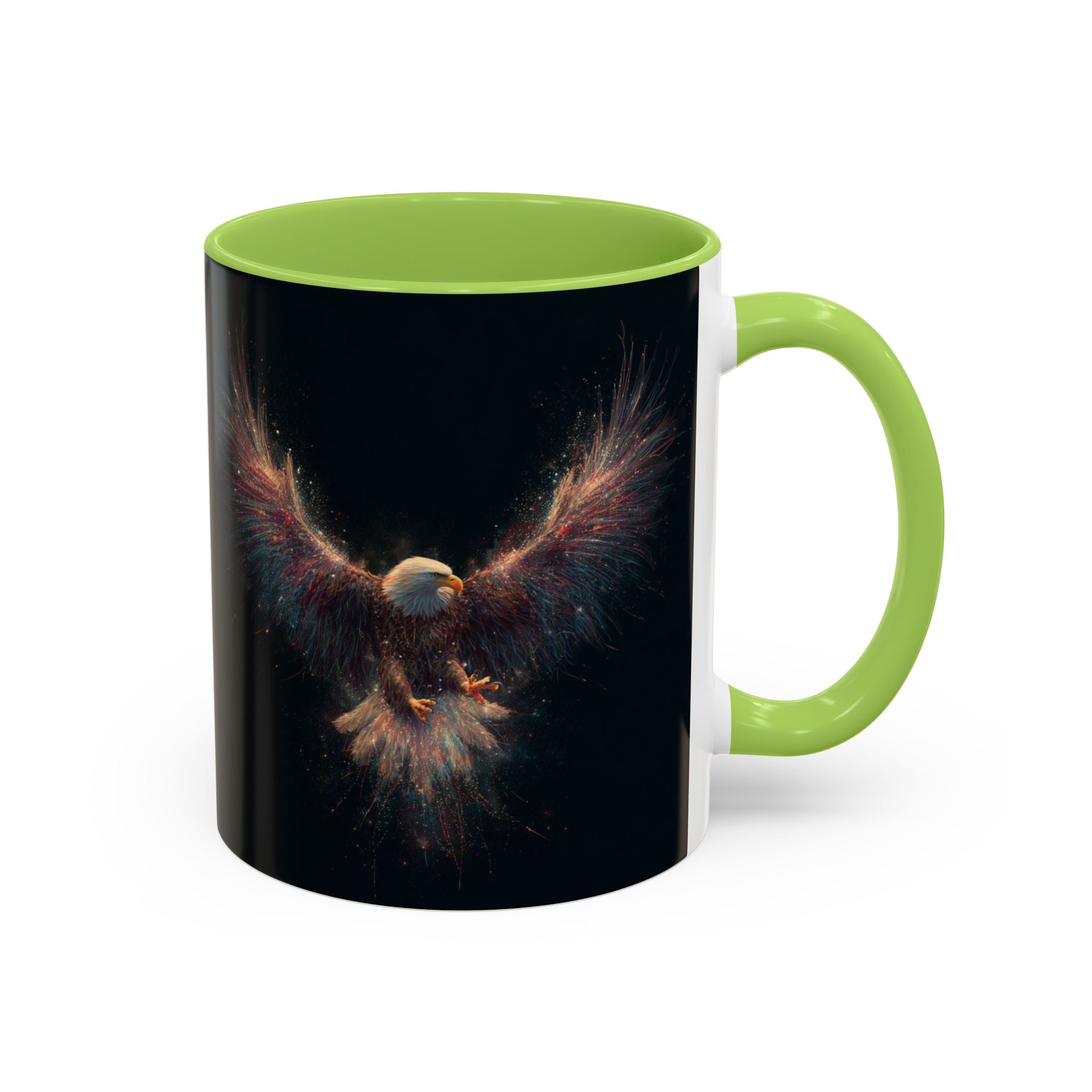 Fiery Flying Eagle Mug | Accent Coffee Mug 11oz 15oz
