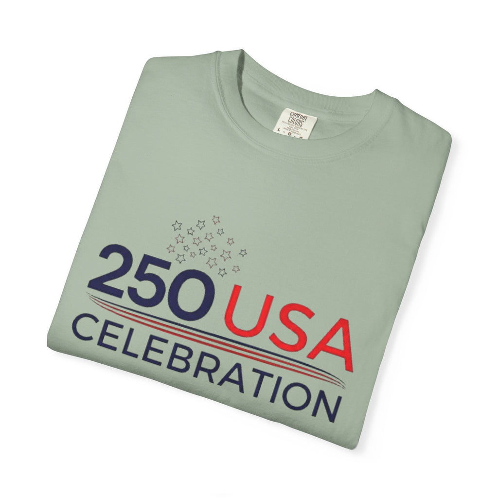 250 USA Celebration T-Shirt — Patriotic 250th Anniversary Tee