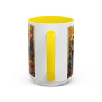 Bald Eagle with Tattered American Flag Coffee Mug | Fireworks Patriotic 11oz 15oz - 250 USA Celebration