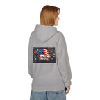 USA 250 Patriotic Hoodie with American Flag & Fireworks