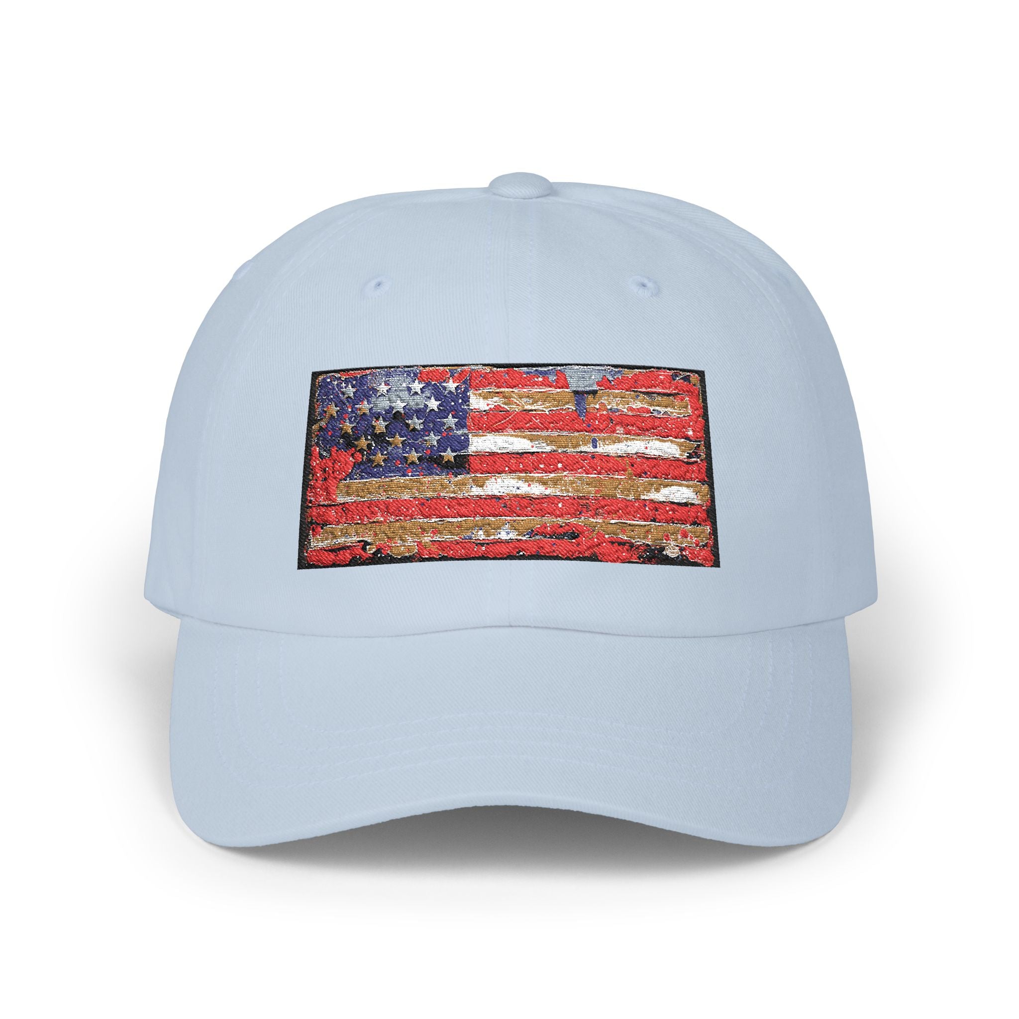 American Sequin Flag Dad Cap – Patriotic Classic Baseball Hat