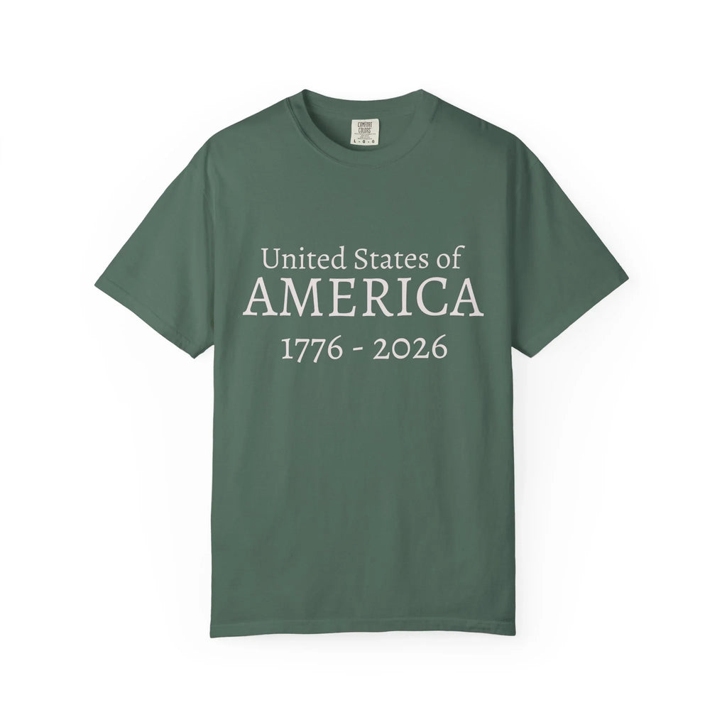 United States of AMERICA 1776-2026 T-Shirt | Patriotic Anniversary Tee - 250 USA Celebration