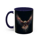 Fiery Flying Eagle Mug | Accent Coffee Mug 11oz 15oz - 250 USA Celebration