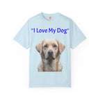 I Love My Dog Labrador Portrait T-shirt | Dog Lover Tee - 250 USA Celebration