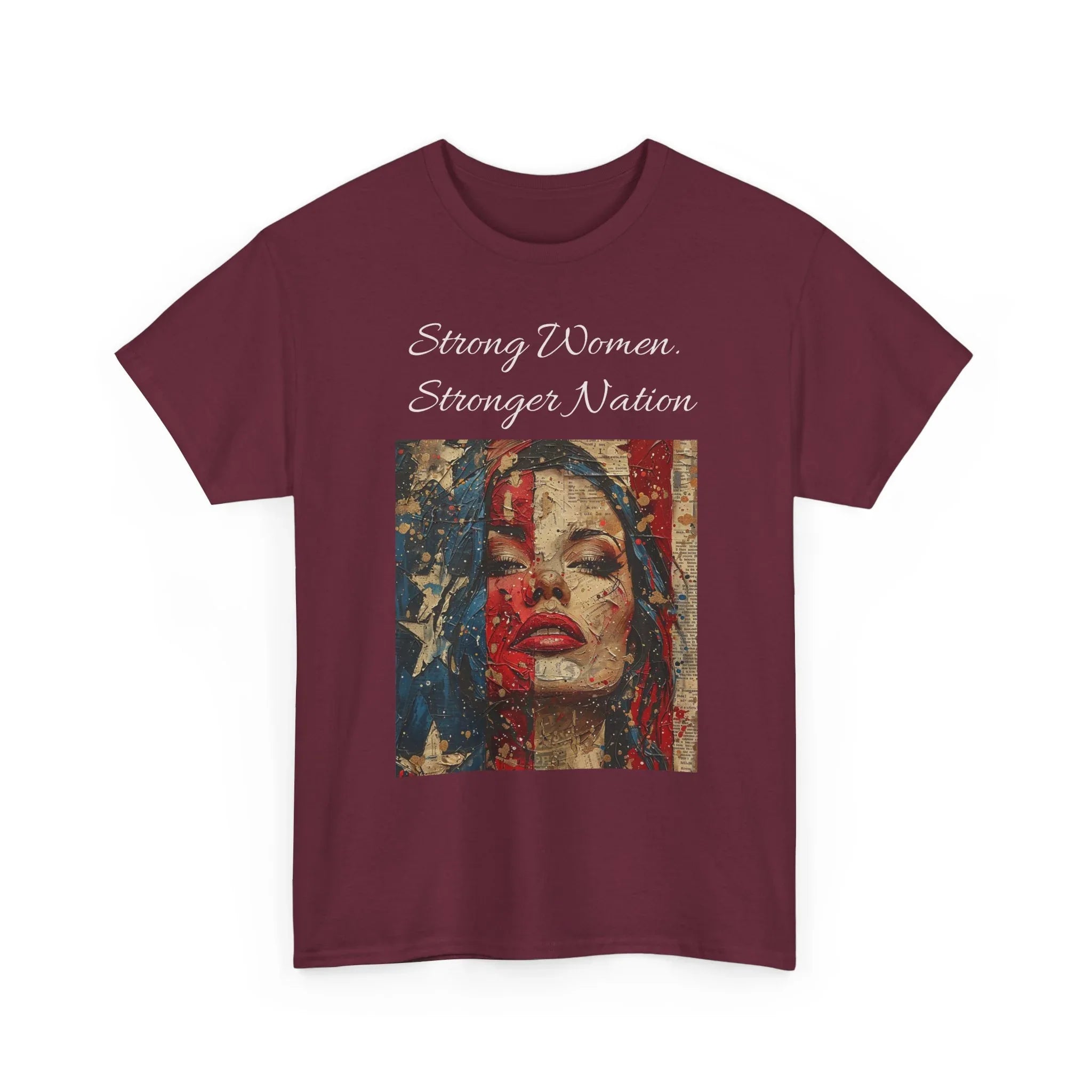 Stylish Retro-Printed Unisex Heavy Cotton Tee, Vintage Art Shirt, Casual Layering Top, Unique Gift for Art Lovers, Relaxed Fit Tee - 250 USA Celebration