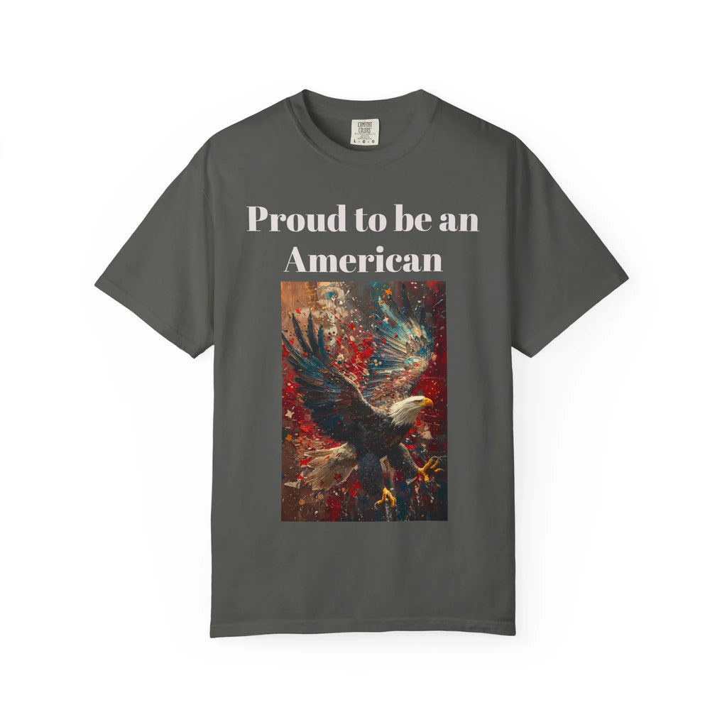 Patriotic Eagle T-Shirt, Proud to be an American Tee, Unisex Graphic T-Shirt, Independence Day Gift, Casual Wear, Eagle Design Shirt - 250 USA Celebration