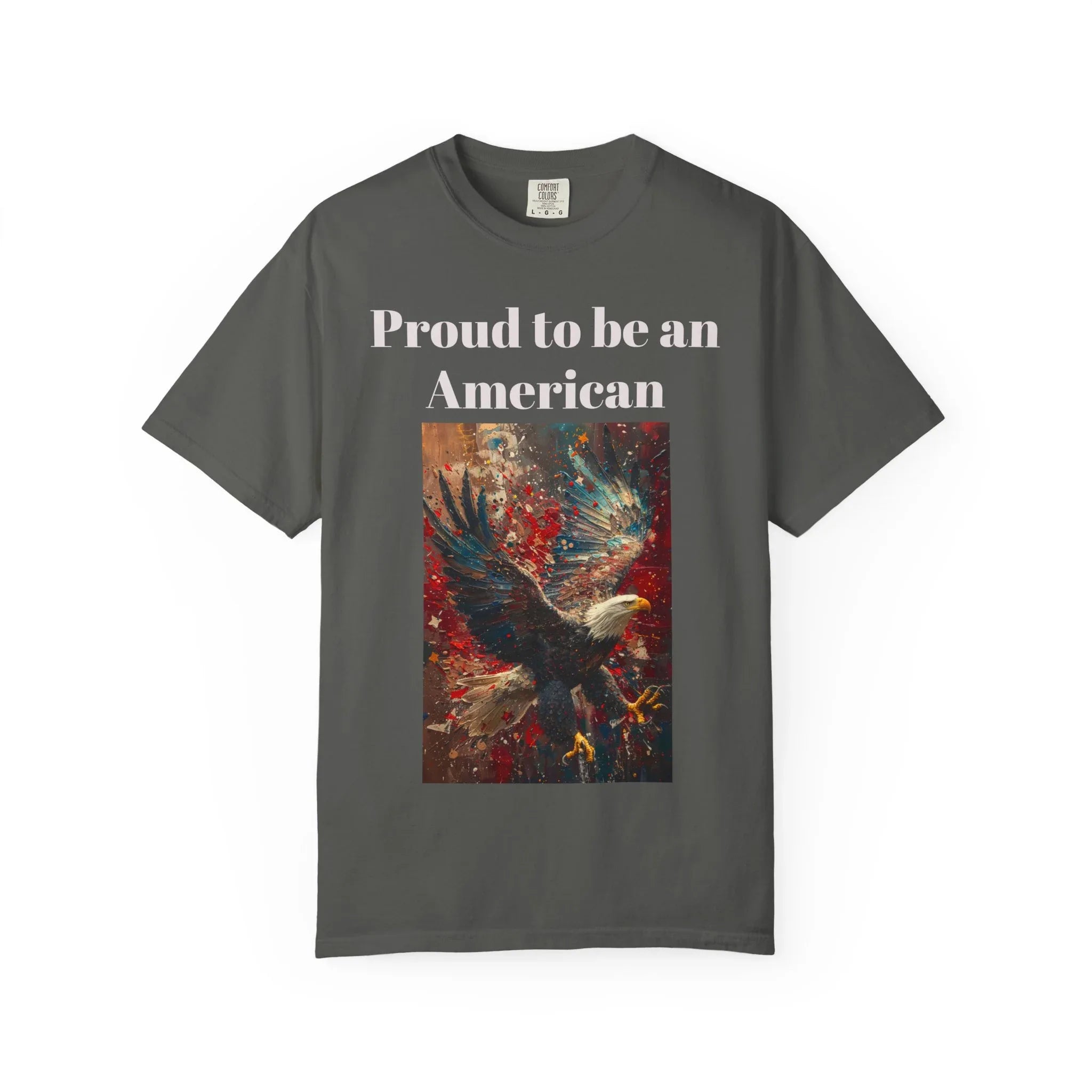 Patriotic Eagle T-Shirt, Proud to be an American Tee, Unisex Graphic T-Shirt, Independence Day Gift, Casual Wear, Eagle Design Shirt - 250 USA Celebration