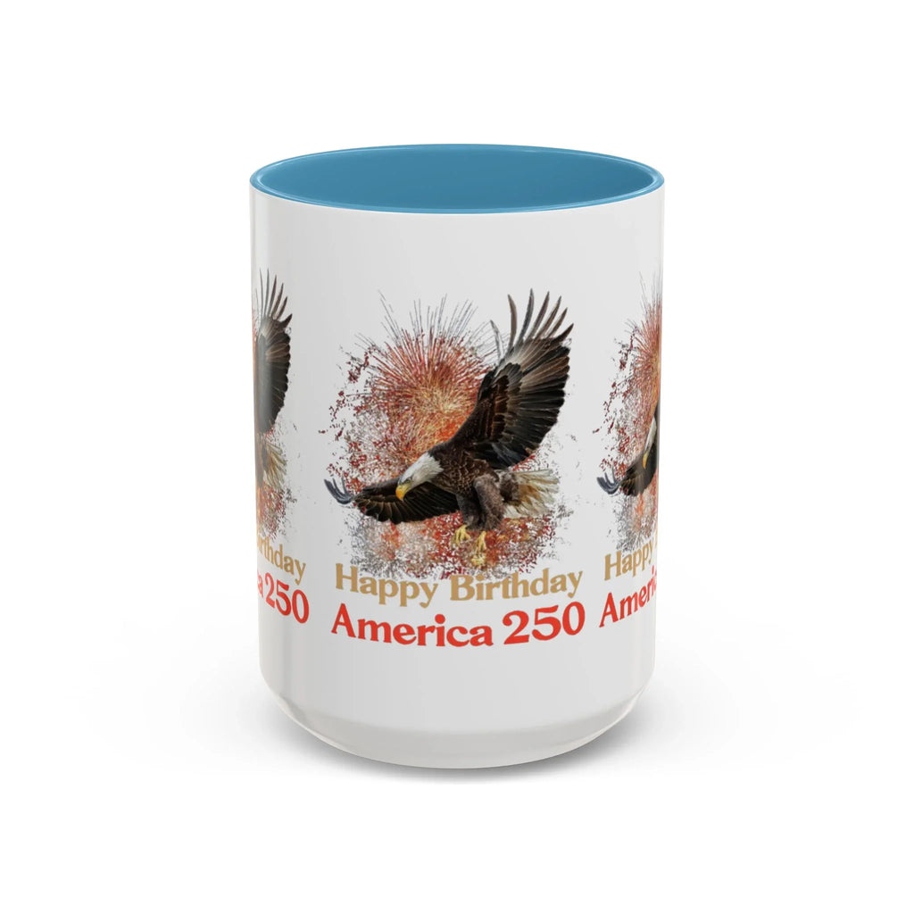 Accent Coffee Mug (11, 15oz) - 250 USA Celebration