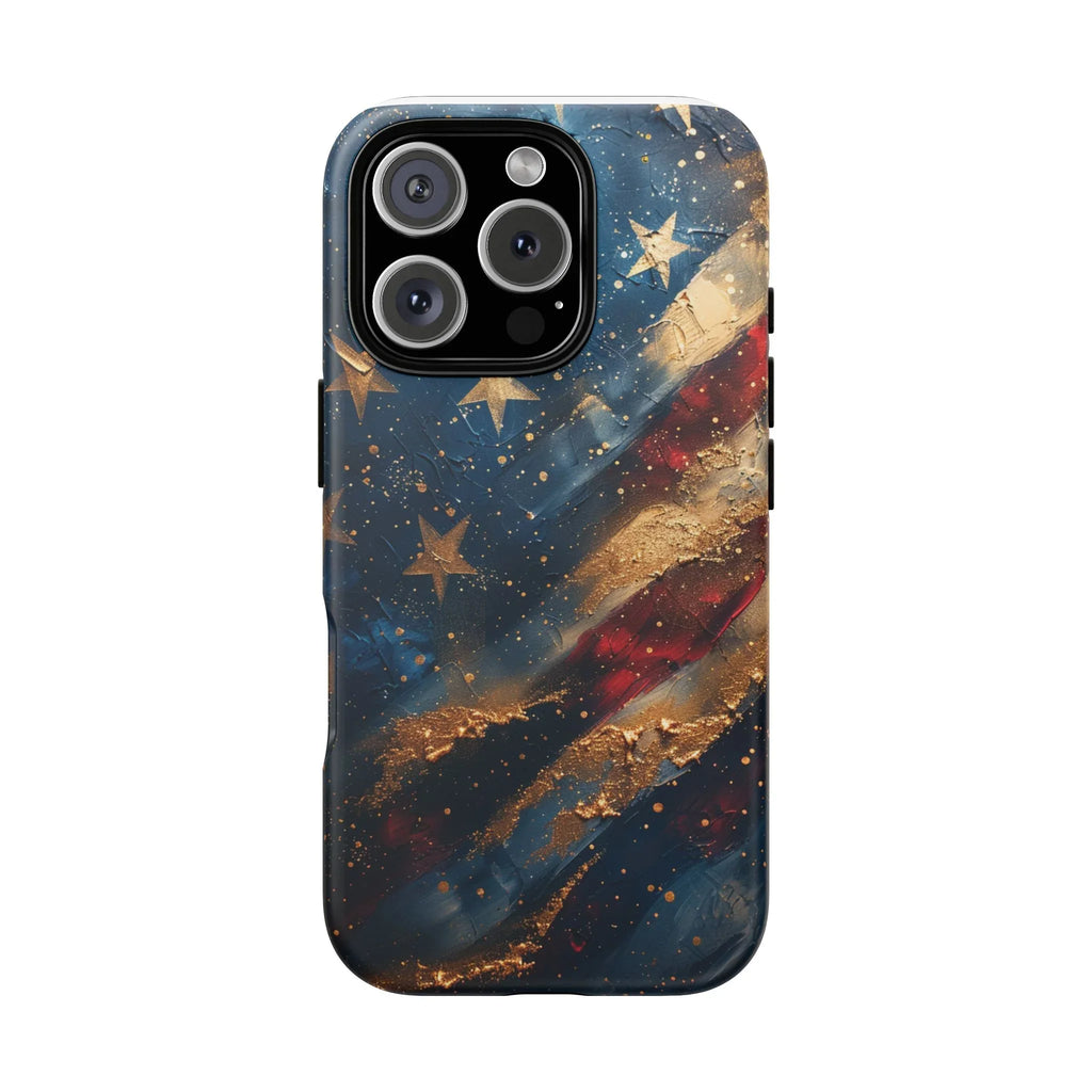 Distressed American Flag phone case | tough cases - 250 USA Celebration