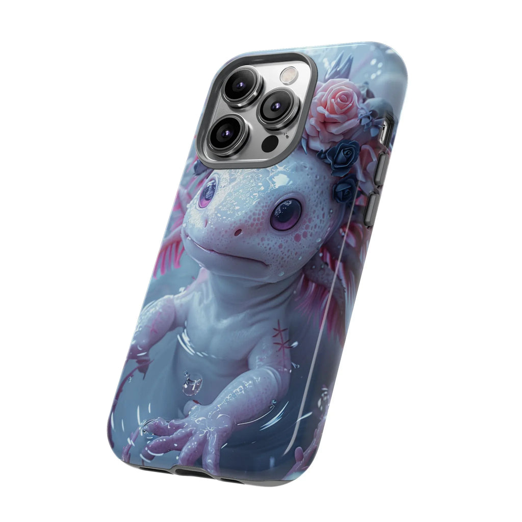 Goth Axolotls Tough Cases | Cute Creepy Axolotl Phone Case, Gloomycore Aesthetic - 250 USA Celebration