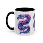 Psychedelic Ouroboros Snake Mug | Rainbow Galaxy Fractal Mushrooms - 250 USA Celebration