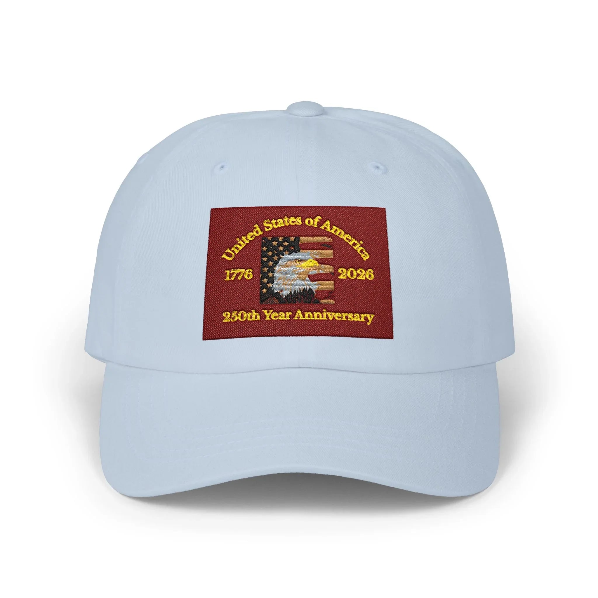 Patriotic Baseball Cap, American Flag Hat, Classic American Caps, Red White Blue Hat, Personalized USA Headwear, 250 America Anniversary - 250 USA Celebration