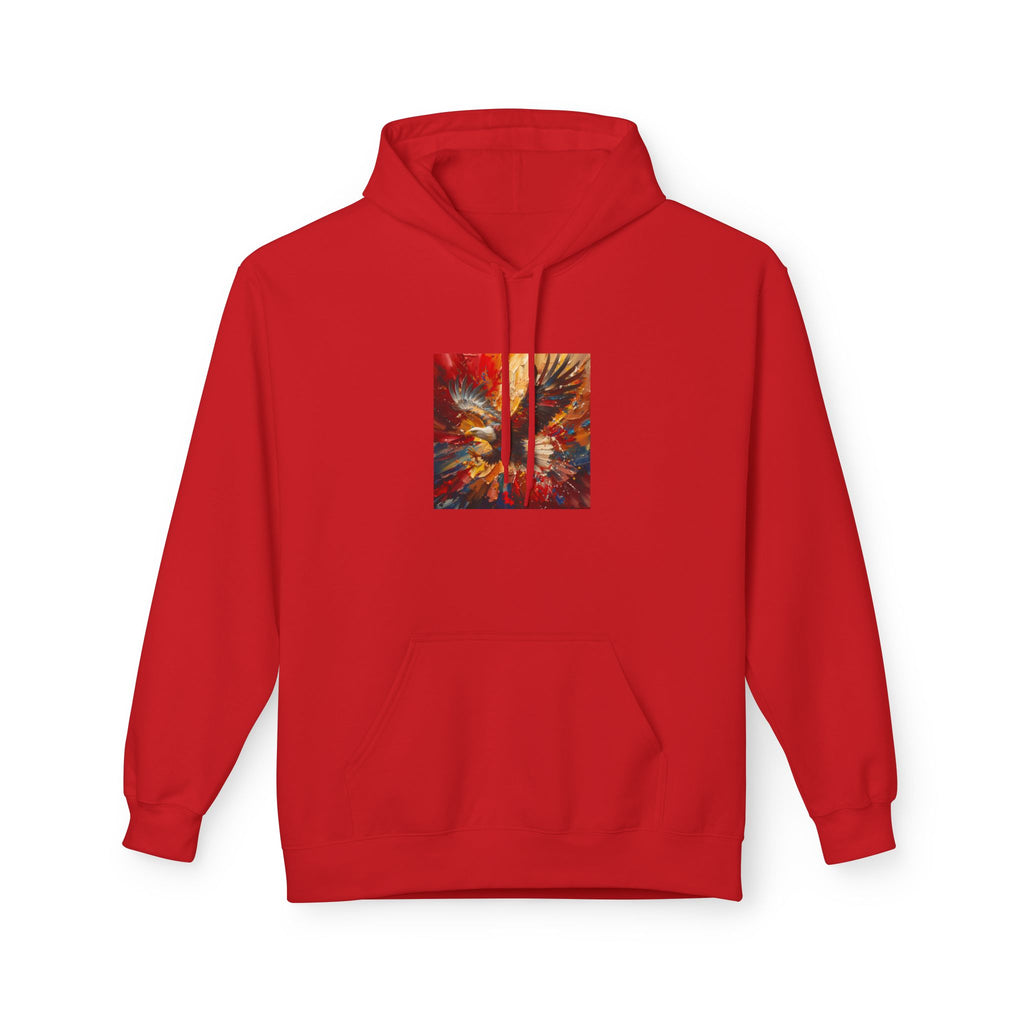 USA 250 Patriotic Hoodie with American Flag & Fireworks