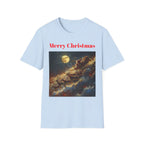 Christmas Graphic Tee, Unisex Softstyle T-Shirt, Holiday Outfit, Gift for Him/Her, Merry Christmas Shirt, Festive Wear - 250 USA Celebration