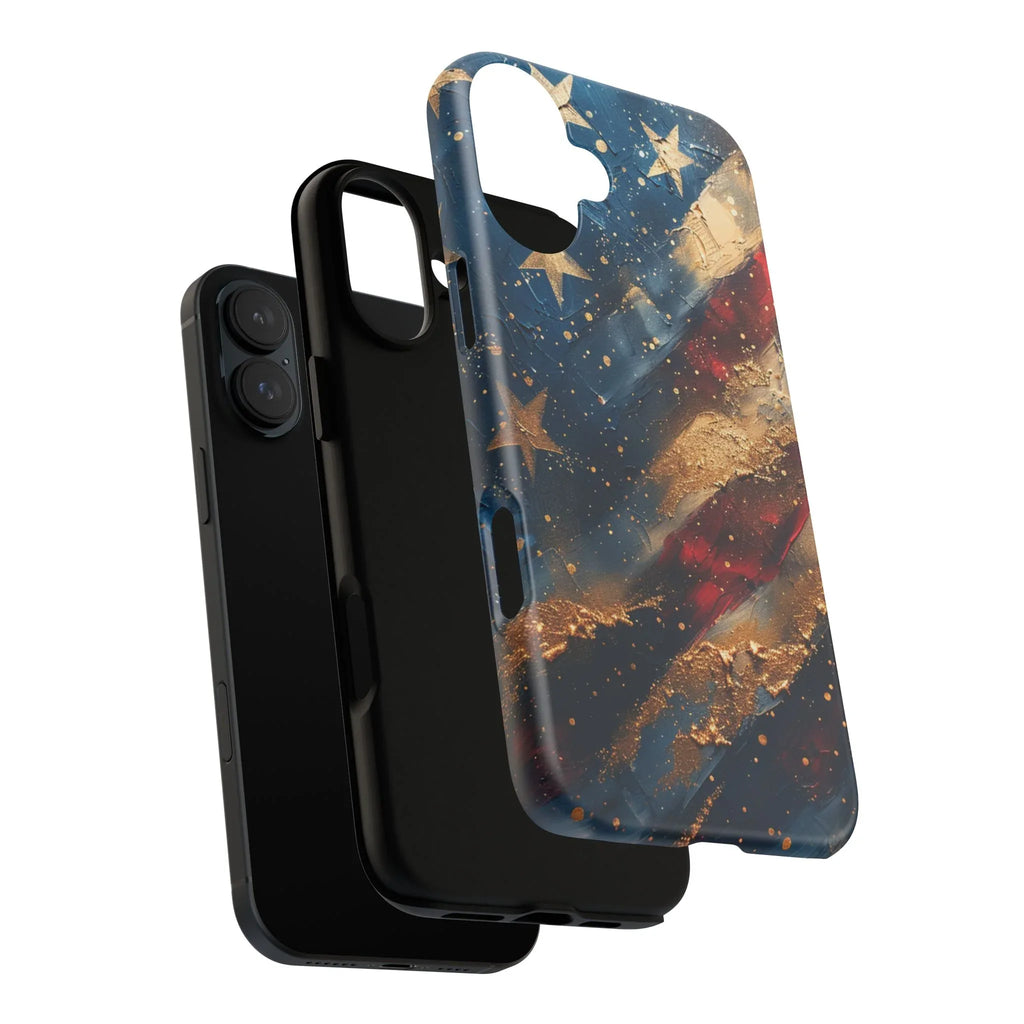 Patriotic Phone Case, Tough Cases with American Flag Design, Stylish Phone Accessories, USA Pride Gift, Durable Cases for All Occasions - 250 USA Celebration