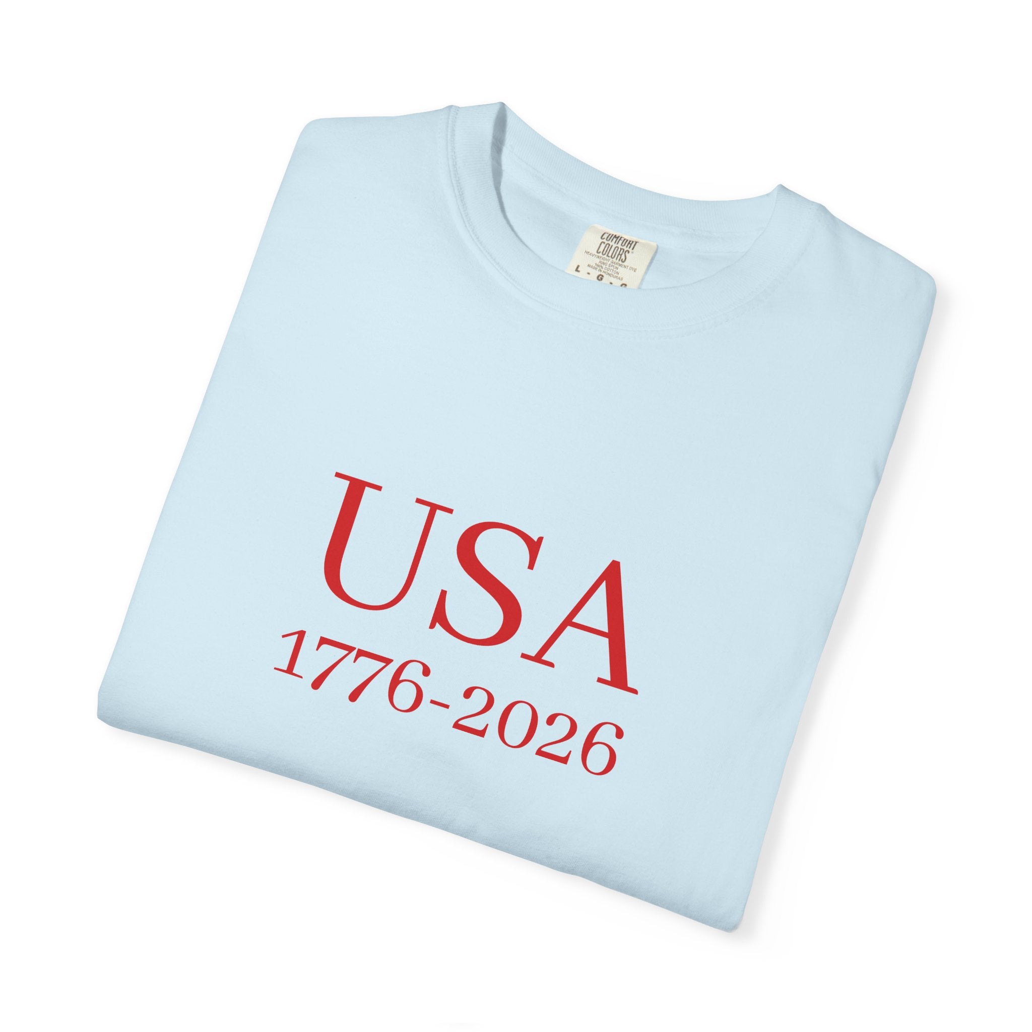 USA 1776–2026 Commemorative T-Shirt — Patriotic American Anniversary Tee