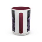 Purple Axolotl Trio Mug | Cute Amphibian Art Ceramic Coffee Cup - 250 USA Celebration