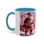 Festive Christmas Coffee Mug, Holiday Gift, Winter Wonderland Mug, Santa Mug, Seasonal Decor, Hot Cocoa Cup - 250 USA Celebration