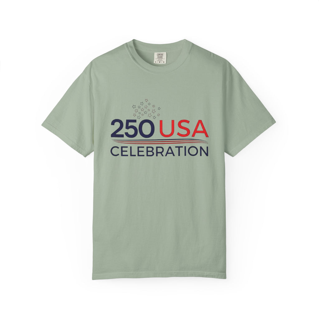 250 USA Celebration T-Shirt — Patriotic 250th Anniversary Tee