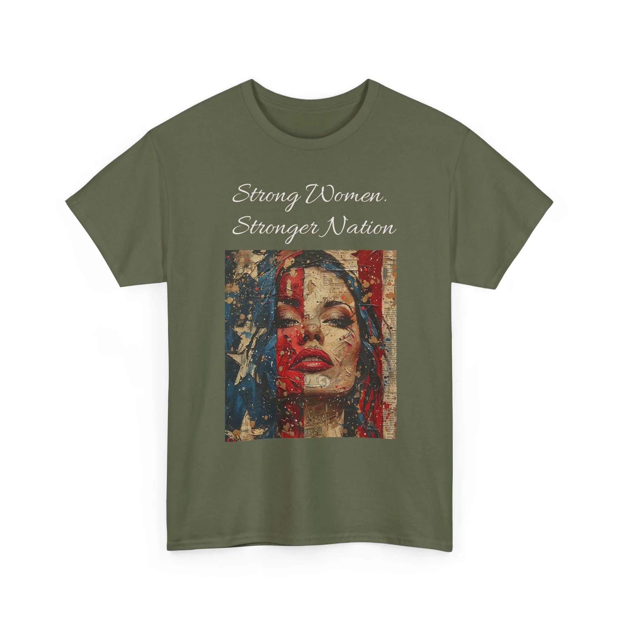 Stylish Retro-Printed Unisex Heavy Cotton Tee, Vintage Art Shirt, Casual Layering Top, Unique Gift for Art Lovers, Relaxed Fit Tee - 250 USA Celebration