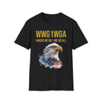 Where We Go One We Go All – Anniversary Gold Signature T-Shirt - Unisex Softstyle T-Shirt