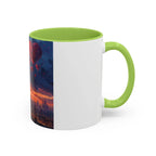 Romantic Sunset Coffee Mug, Love Gift Couples, Heart Design, Cozy Gift for Friends, Coffee Lover Gift, Valentine's Day Women's Merchandise - 250 USA Celebration