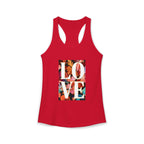 Women's Ideal Racerback Tank - 250 USA Celebration