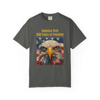 Patriotic T-Shirt — "America First 250 Years of Freedom" Bald Eagle Tee