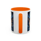 Santa Sleigh with Reindeer Coffee Mug | Christmas Moon Accent Mug - 250 USA Celebration