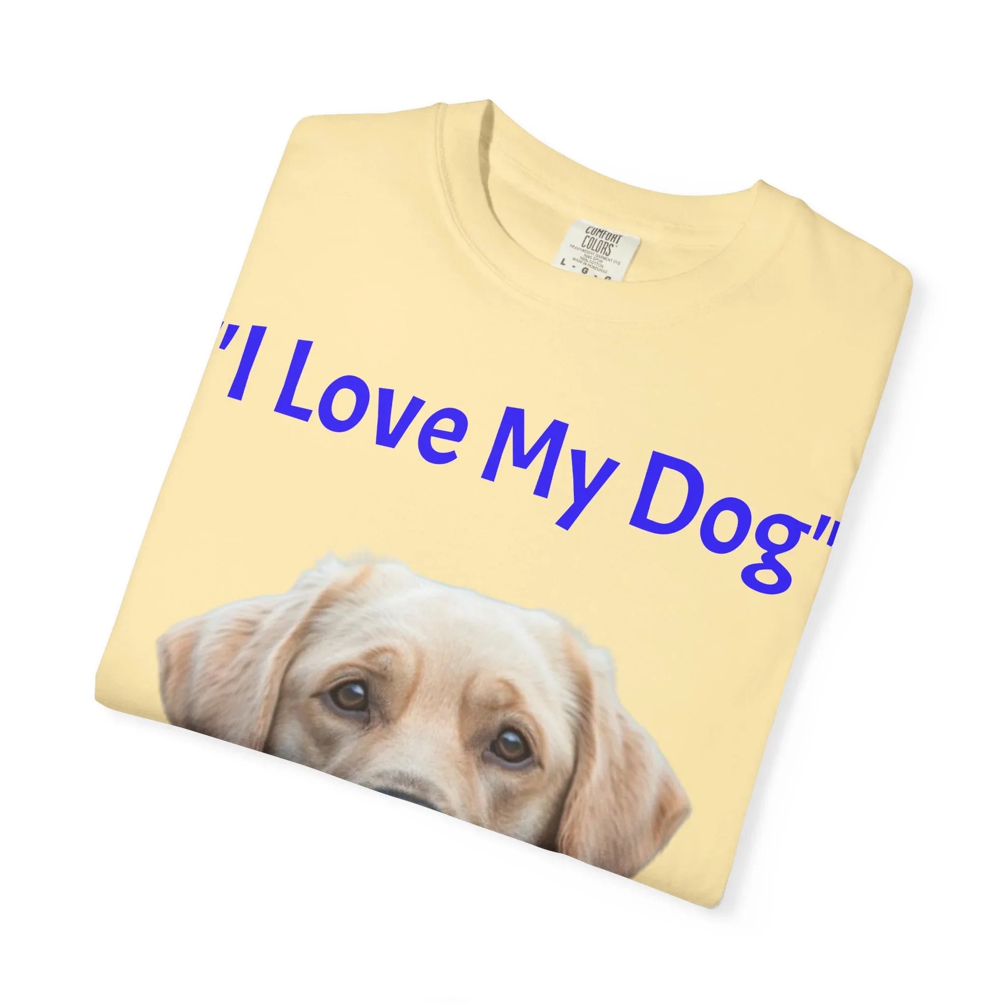 I Love My Dog Labrador Portrait T-shirt | Dog Lover Tee - 250 USA Celebration