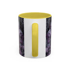 Purple Axolotl Trio Mug | Cute Amphibian Art Ceramic Coffee Cup - 250 USA Celebration