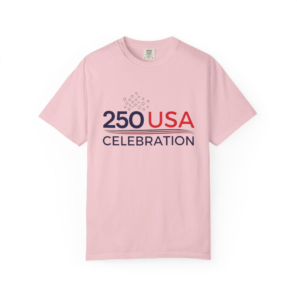 250 USA Celebration T-Shirt — Patriotic 250th Anniversary Tee