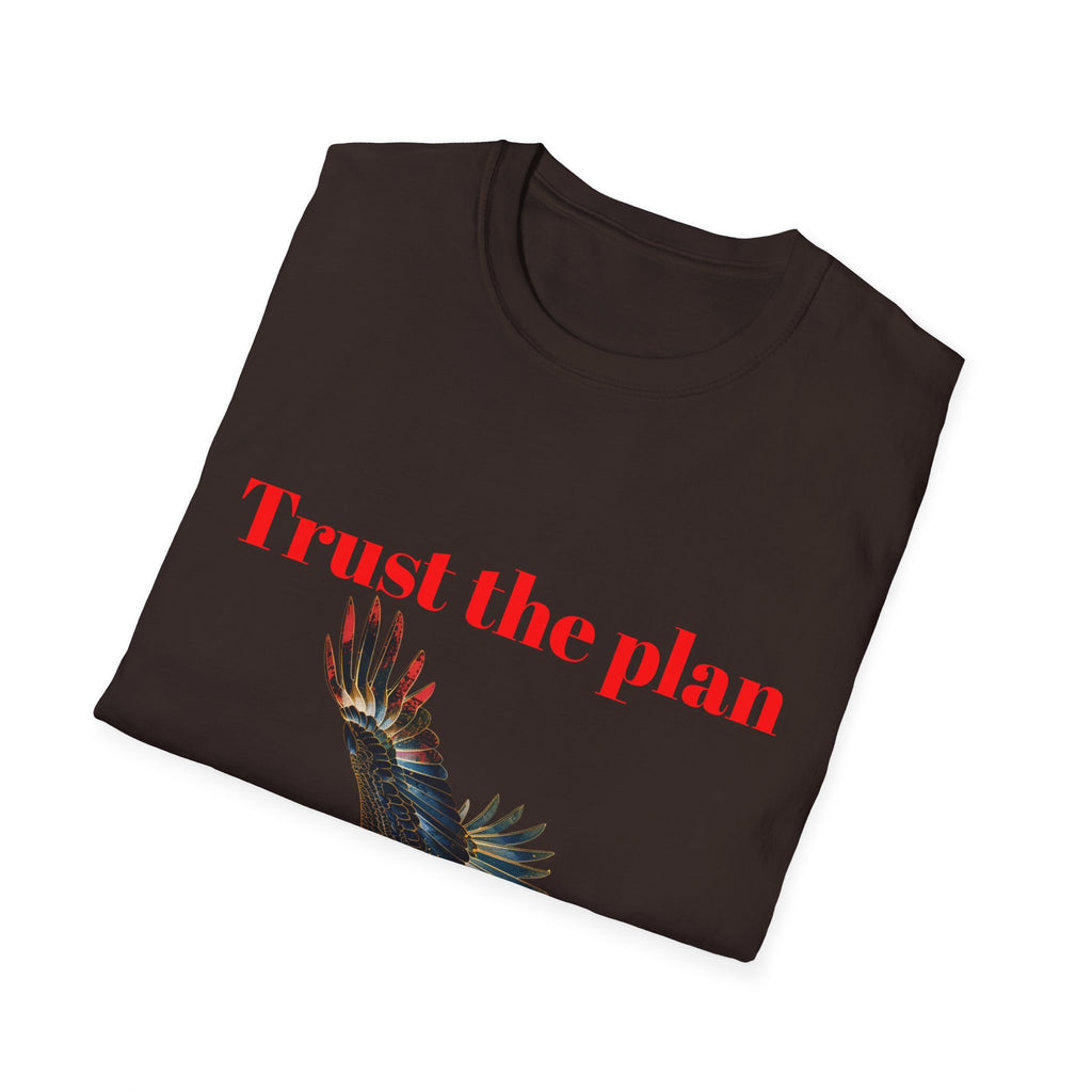 Trust the Plan eagle T-Shirt | Flying Bald Eagle graphic tee