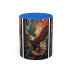 Colorful Mugs (11oz, 15oz) Patriotic Eagle Coffee Mug, American Eagle Coffee Cup - 250 USA Celebration