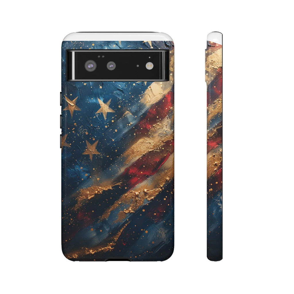 Distressed American Flag phone case | tough cases - 250 USA Celebration
